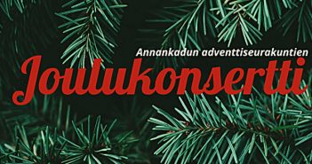 Annankadun adventtiseurakuntien joulukonsertti 14.12.2019 klo 18, Helsinki